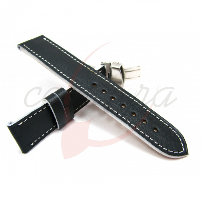 Curea Ceas Piele Naturala 22 mm [2]