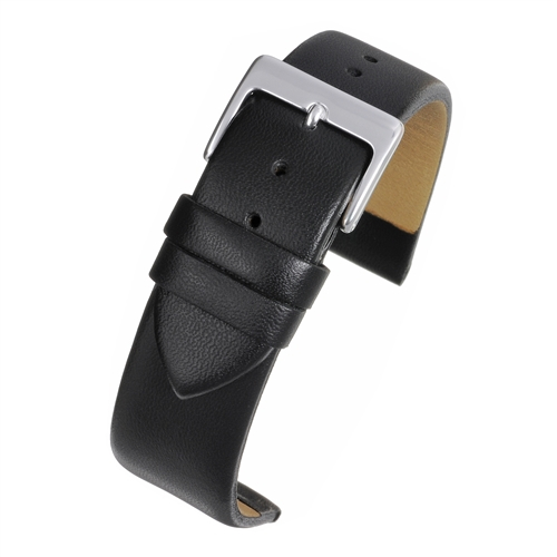 Curea Ceas Piele Naturala Bovina (neagra) 24mm [1]