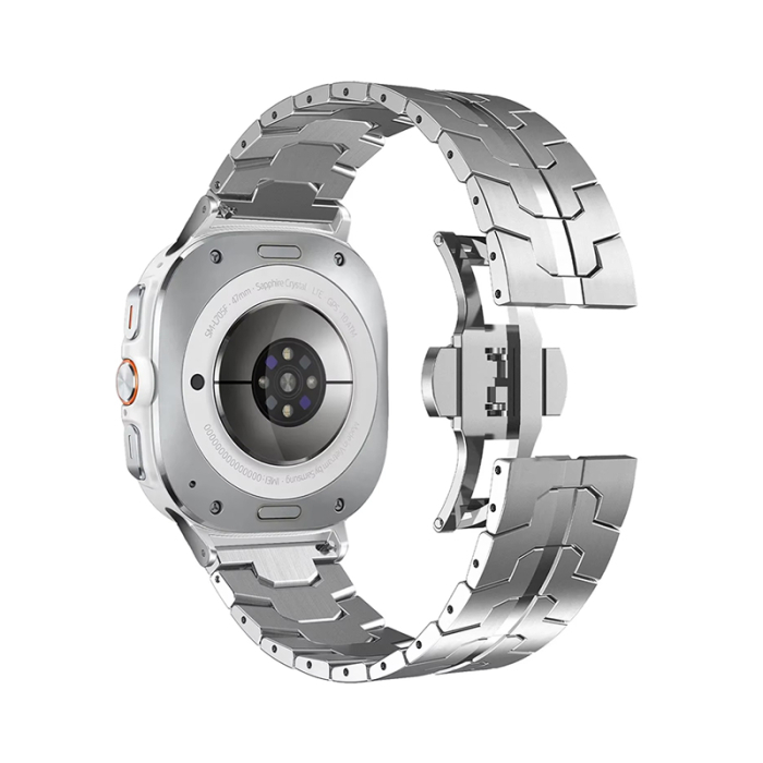 Curea pentru Samsung Galaxy Watch Ultra 47mm Pro Business Silver [2]