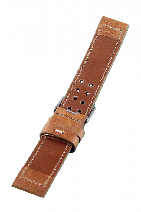 Curea Piele Handmade Maro 22MM [2]