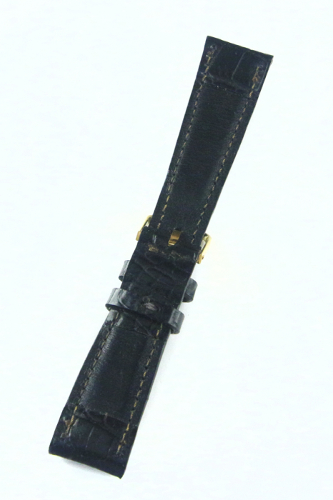 Curea Piele Handmade Neagra 18mm [2]