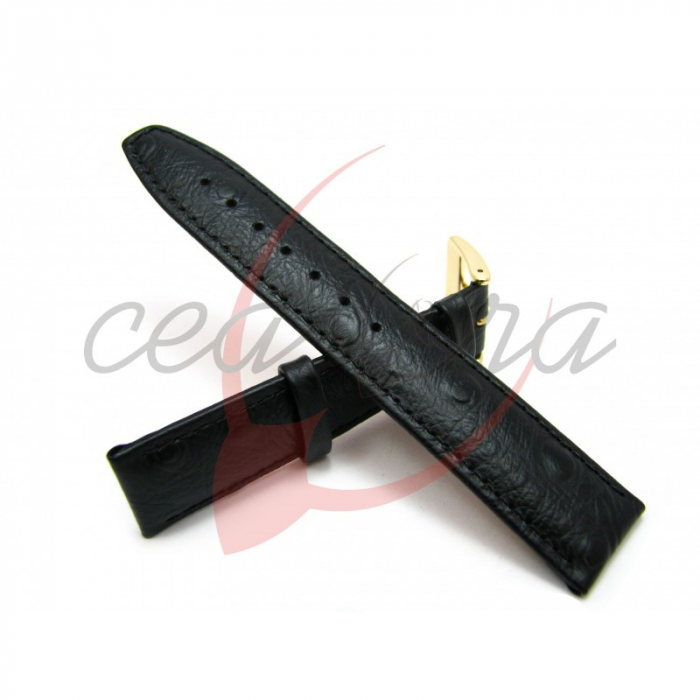 Curea Piele Naturala Textura Strut (neagra) 20mm [2]