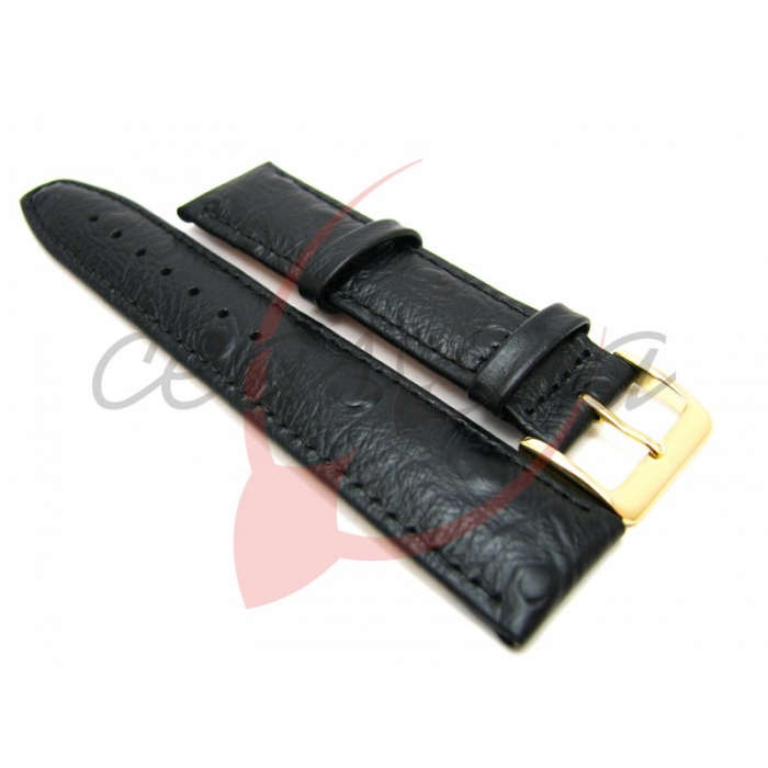 Curea Piele Naturala Textura Strut (neagra) 20mm [3]