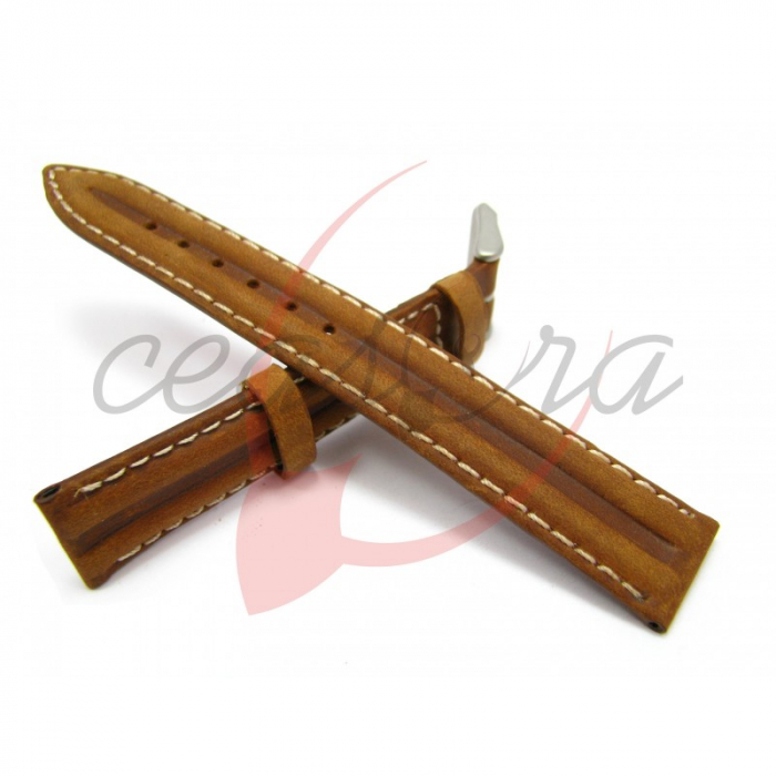Curea Piele Water Rezistant (maro deschis) 20mm [2]