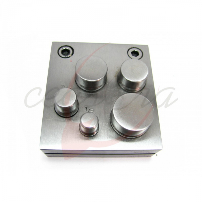 Dispozitiv Taiat Forme Circulare din Tabla Set de 5 [4]