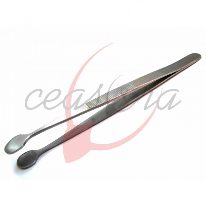 Penseta Varf Rotund, Concava, 120mm [2]