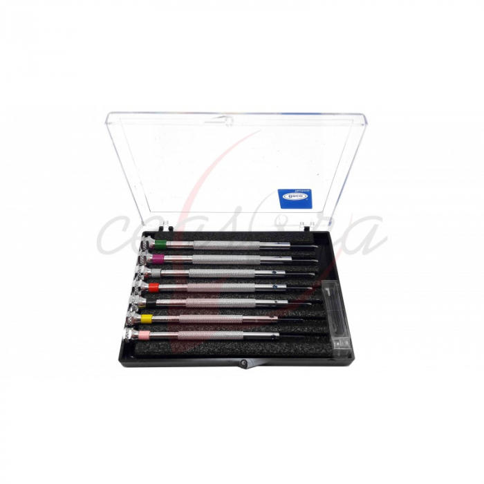 Set 7 Surubelnite 0.6-2mm cu Varfuri de Schimb Beco [3]