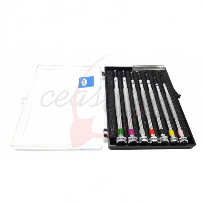 Set 7 Surubelnite 0.6-2mm cu Varfuri de Schimb Beco [2]