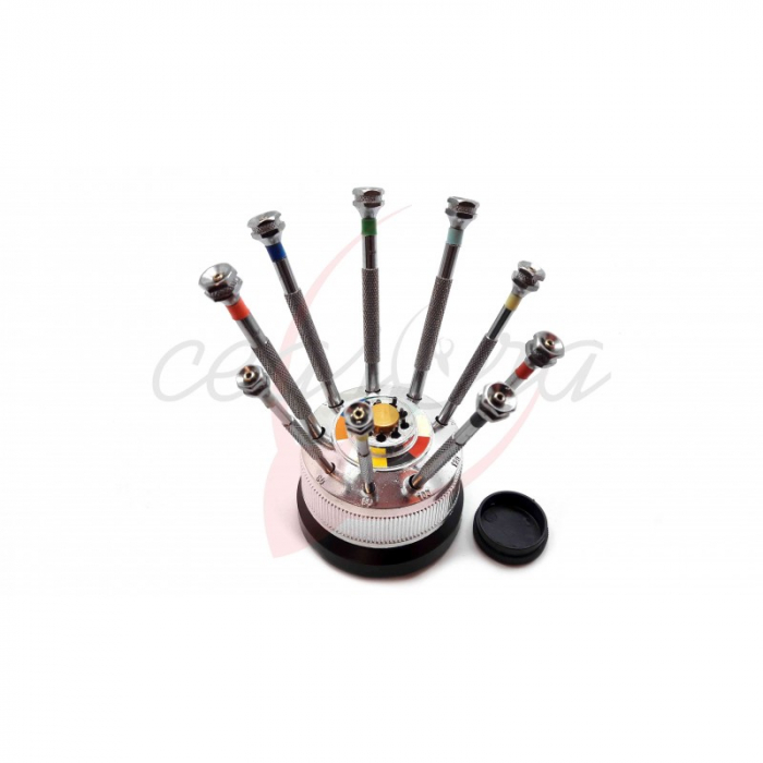 Set 9 Surubelnite cu Stand Rotativ [3]