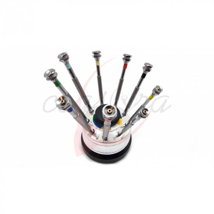 Set 9 Surubelnite cu Stand Rotativ [2]