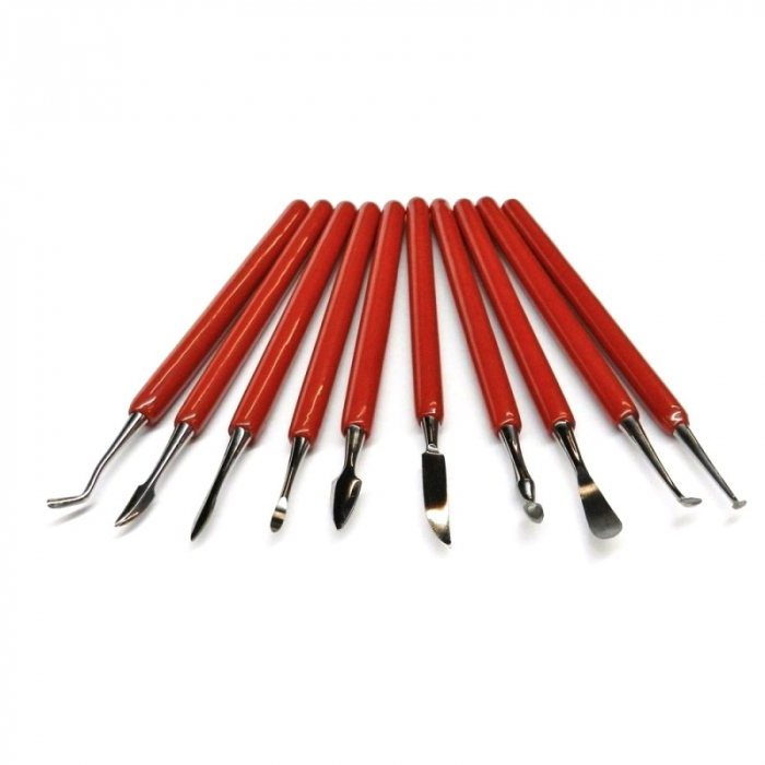 Set de 10 Spatule in Cutie de Lemn [2]