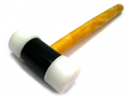 Handmade / Bijutieri - Ciocan cu Capete din Plastic 38MM