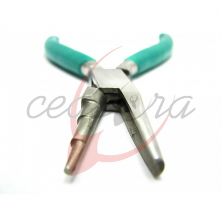 Cleste Varf Rotund in Trepte, 140mm, pentru zale din sarma [3]