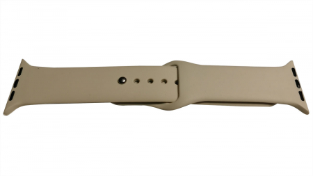 Curele Apple Watch - Curea Cauciuc pentru Apple Watch Crem 38mm