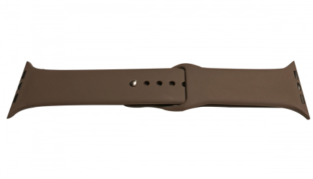 Curele Apple Watch - Curea Cauciuc pentru Apple Watch Maro 42mm