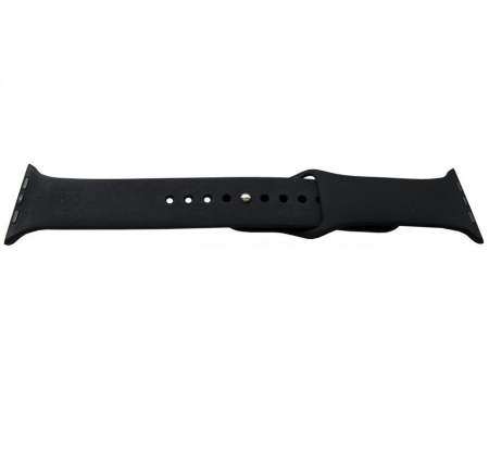 Curele Apple Watch - Curea Cauciuc pentru Apple Watch Neagra 42mm