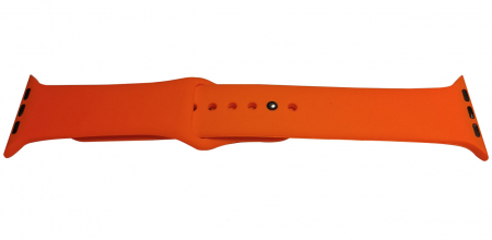 Curele Apple Watch - Curea Cauciuc pentru Apple Watch Portocalie 42mm