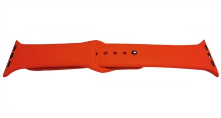 PROMOTII Curele Apple Watch - Curea Cauciuc pentru Apple Watch Rosie 38mm