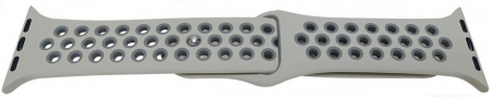 PROMOTII Curele Apple Watch - Curea Cauciuc Perforat pentru Watch Gri 38mm