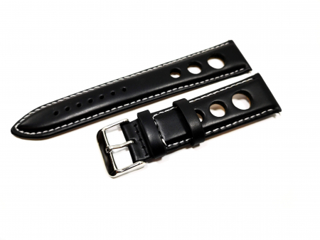 Curea Ceas Neagra Rally Style 20mm [2]