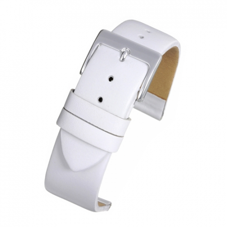 Curele piele - Curea Ceas Piele Naturala Bovina (alba) 14mm