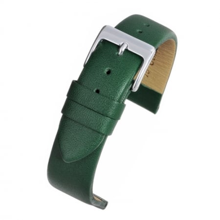 Curele piele - Curea Ceas Piele Naturala Bovina (verde) 22mm