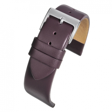 Curele piele - Curea Ceas Piele Naturala Bovina (violet) 24mm