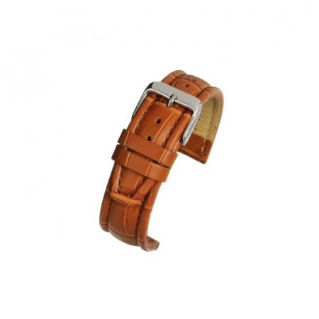 Curele Ceasuri - Curea Ceas Piele Naturala Croco (cafenie) 18mm