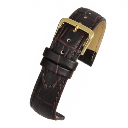 Curele Ceasuri - Curea Ceas Piele Naturala Croco (maro) 14mm