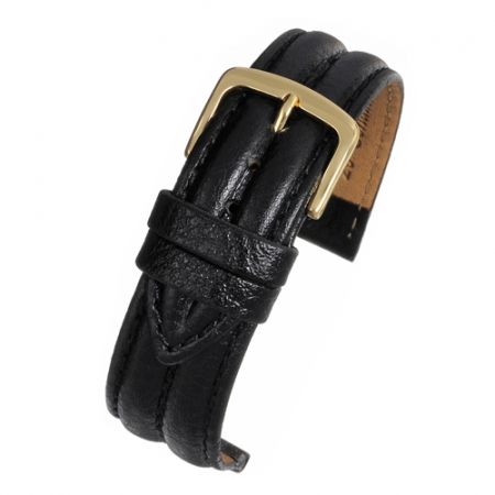 Curele piele - Curea Ceas Piele Vegetala (negru) 12mm