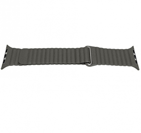 Curele Apple Watch - Curea Magnetica cu nervuri pentru Apple Watch Gri 42mm