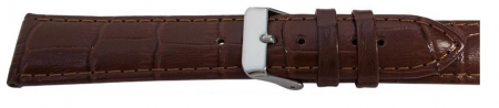 Curele piele - Curea Maro Textura Aligator 14mm