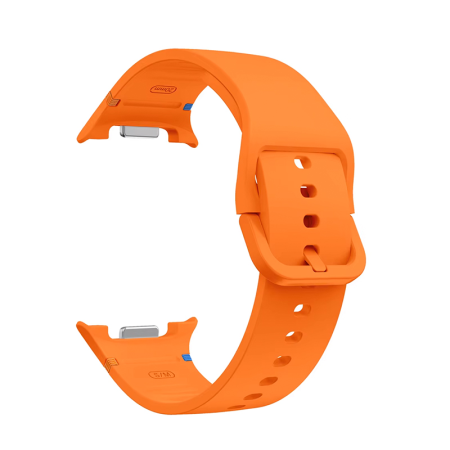 Curele Samsung Watch - Curea pentru Samsung Galaxy Watch 8, Sport Band Silicon Portocaliu