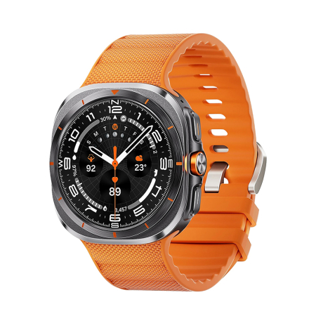Curea pentru Samsung Galaxy Watch Ultra 47mm PeakForm Band Portocaliu [1]