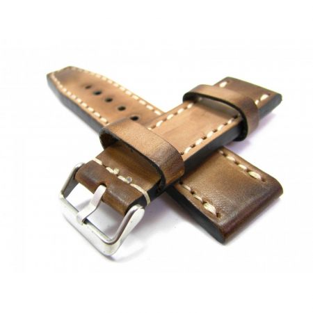 Curele Ceasuri - Curea Piele Handmade 24 mm