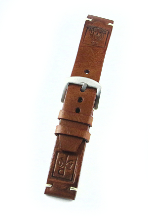 Curele Ceasuri - Curea Piele HandMade Maro 20MM