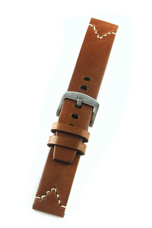 Curele Ceasuri - Curea Piele Handmade Maro 22MM