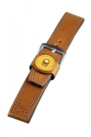 Curele Ceasuri - Curea Piele Handmade Maro 22MM