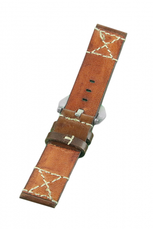 Curea Piele Handmade Maro 24MM [1]