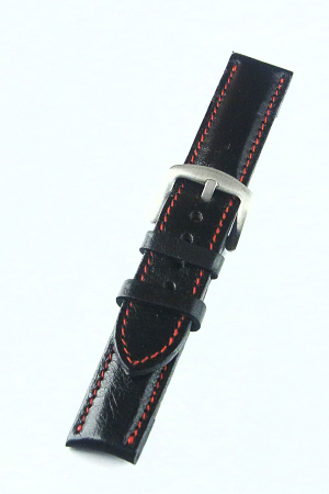 Curele Ceasuri - Curea Piele Handmade Neagra 20MM