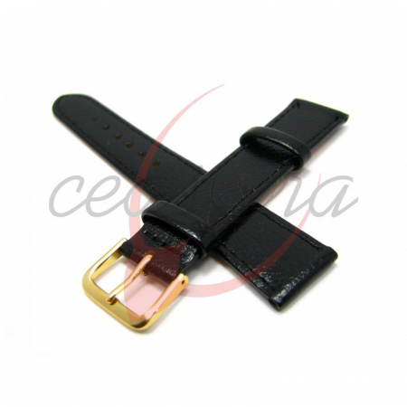 Curea Piele Naturala Bizonata (negru) 22mm [2]