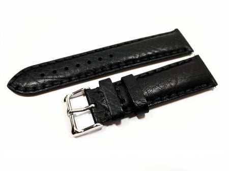 Curea Piele Naturala Neagra Cusatura Groasa 20mm [3]