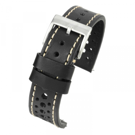 Curele piele - Curea Piele Naturala Premium Italiana (neagra) 18mm