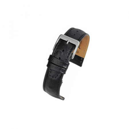 Curele piele - Curea Piele Naturala Textura Strut (neagra) 18mm