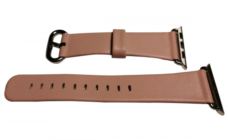 Curele Apple Watch - Curea Piele pentru Apple Watch Roz 38mm
