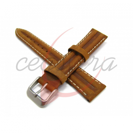 Curea Piele Water Rezistant (maro deschis) 16mm [2]