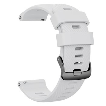 Curele Garmin - Curea Silicon Garmin Forerunner 255 (alba) 22mm