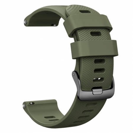 PROMOTII Curele Garmin - Curea Silicon Garmin Forerunner 255 (verde) 22mm