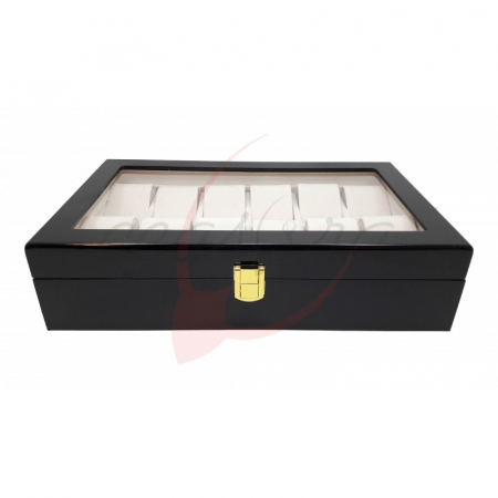 Cutie Lemn Pastrare Ceasuri - 12 Piese [2]