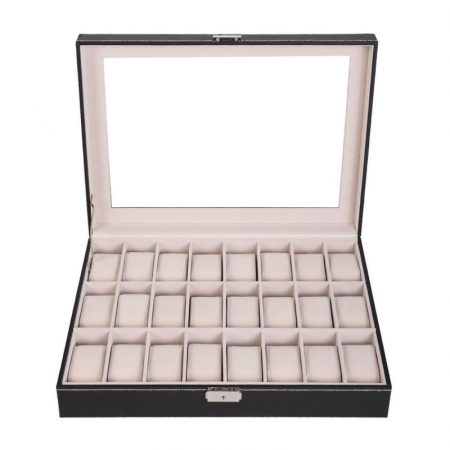 Cutii Pastrare Ceasuri - Cutie Pastrare Ceasuri - 24 Piese